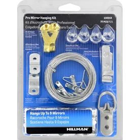 77-Piece Picture and Mirror Hanging Kit with Hooks, Nails, and Anchors