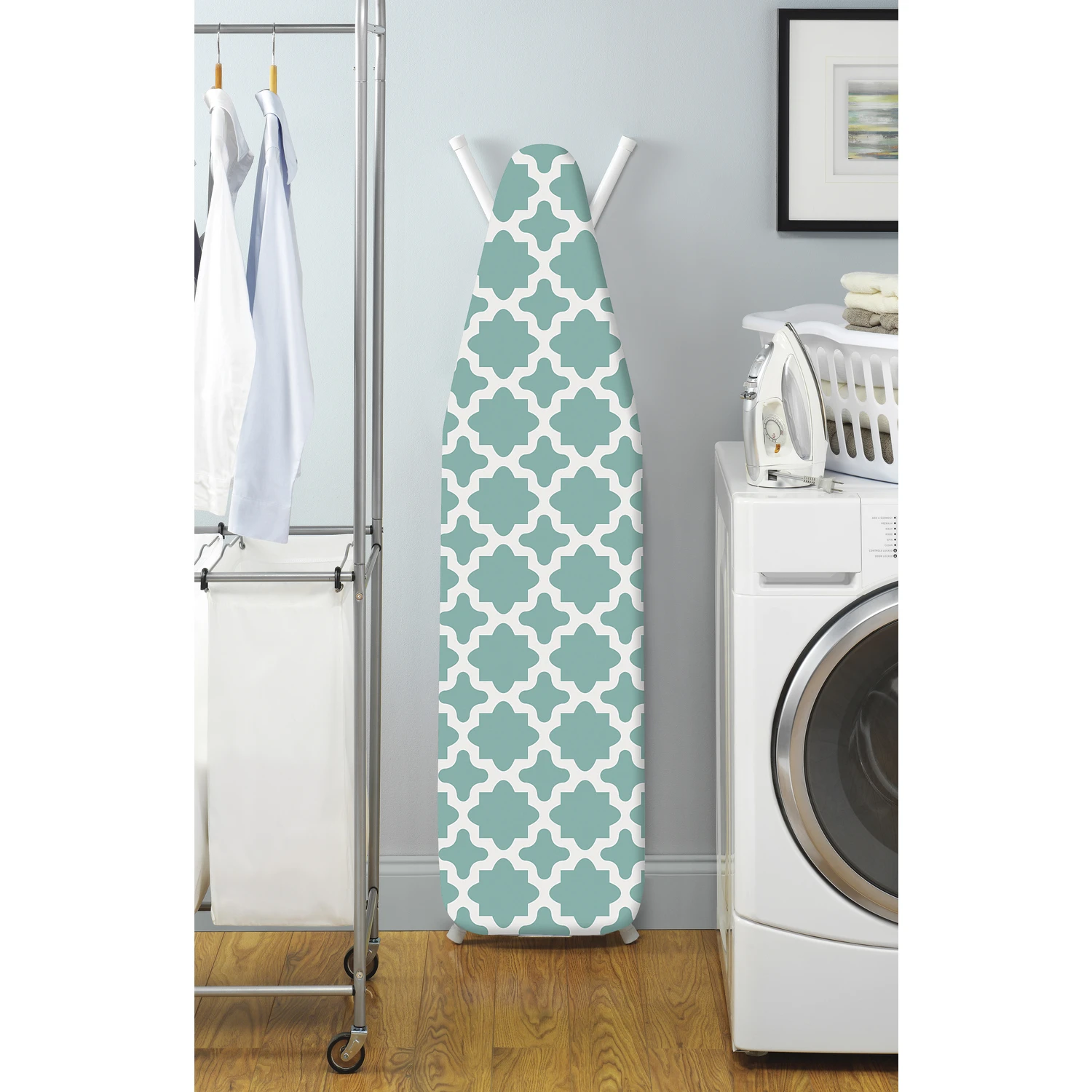 Whitmor Deluxe Ironing Board Cover/Pad - Medallion & Fresh Gray