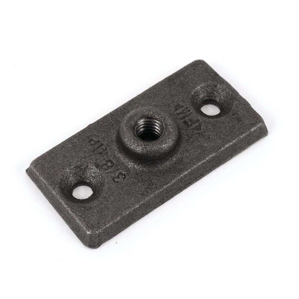 3/8 In. Galvanized Threaded Ceiling Plate Connector For Pipe Support