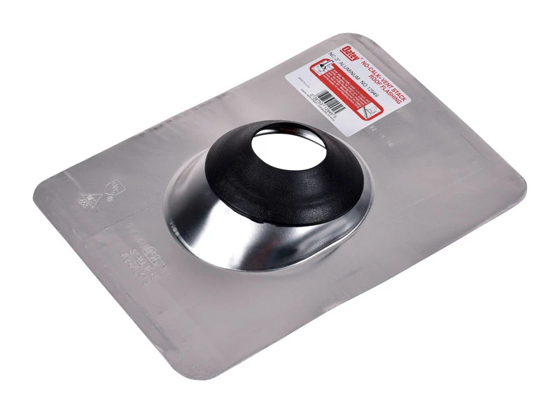No-calk 3 In. Aluminum Roof Pipe Flashing With 11 In. X 14-1/2 In. Base