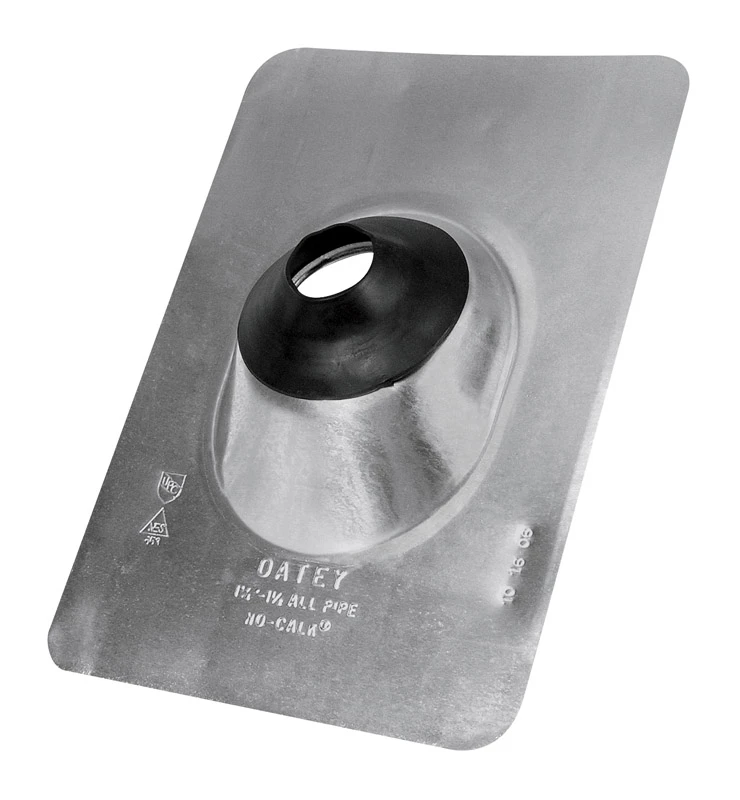 No-calk Aluminum Roof Pipe Flashing 1-1/4 In. To 1-1/2 In.