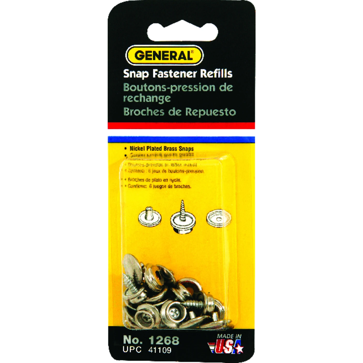 Snap Fastener Refill, 6-Pk.