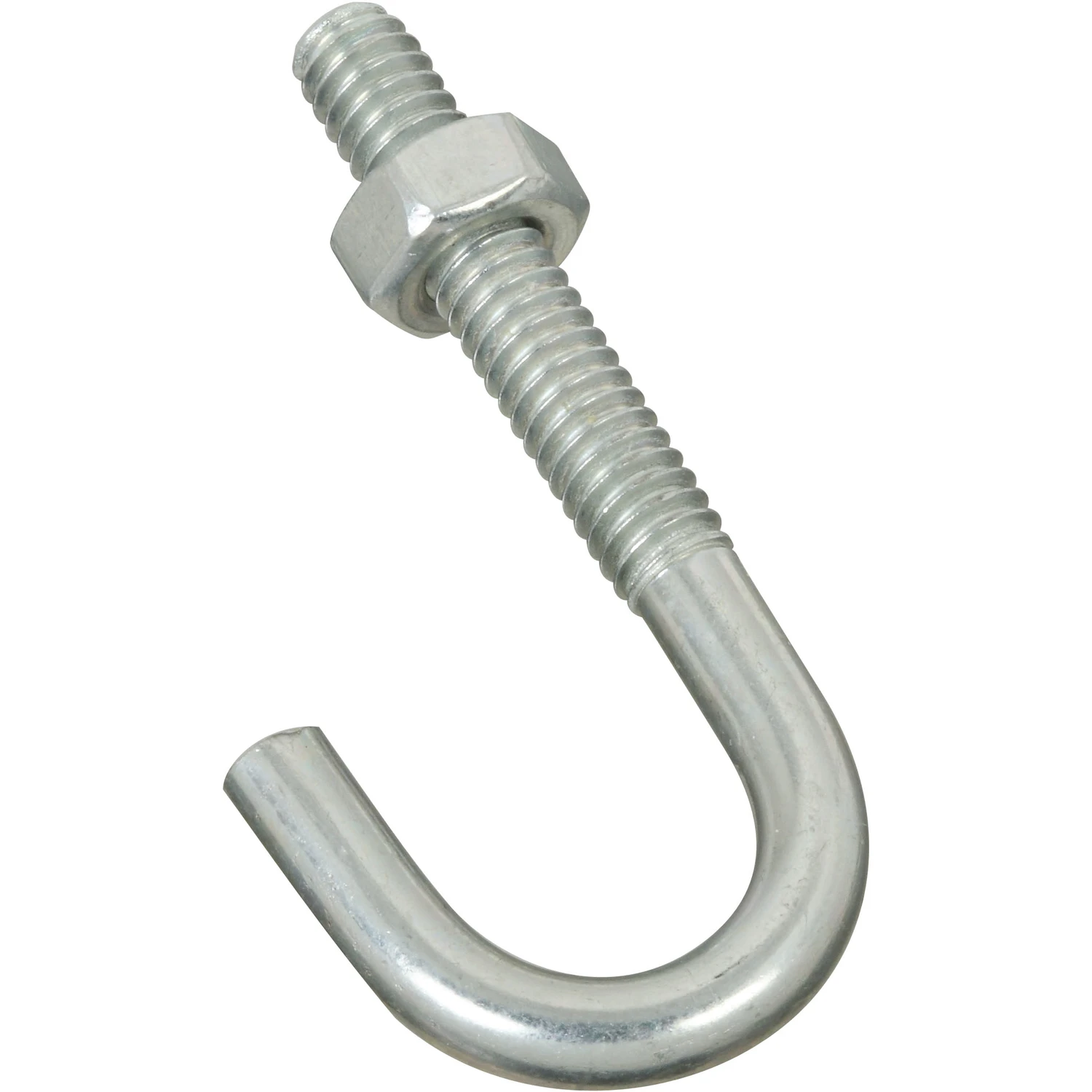 J Bolt, Zinc, 1/4 x 2-5/16 In.