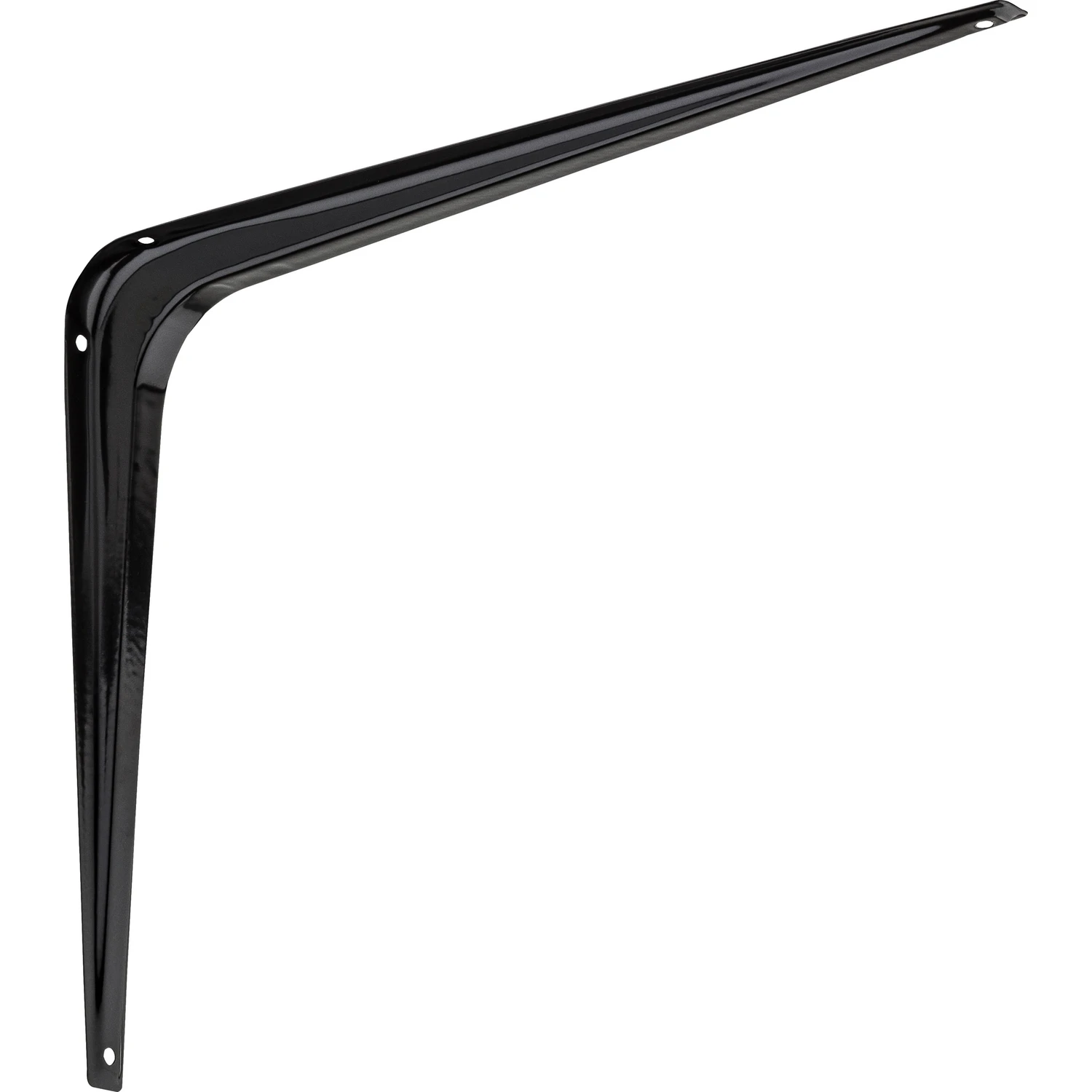 211 Black Steel Shelf Bracket 10 In. D X 12 In. H - Heavy Duty