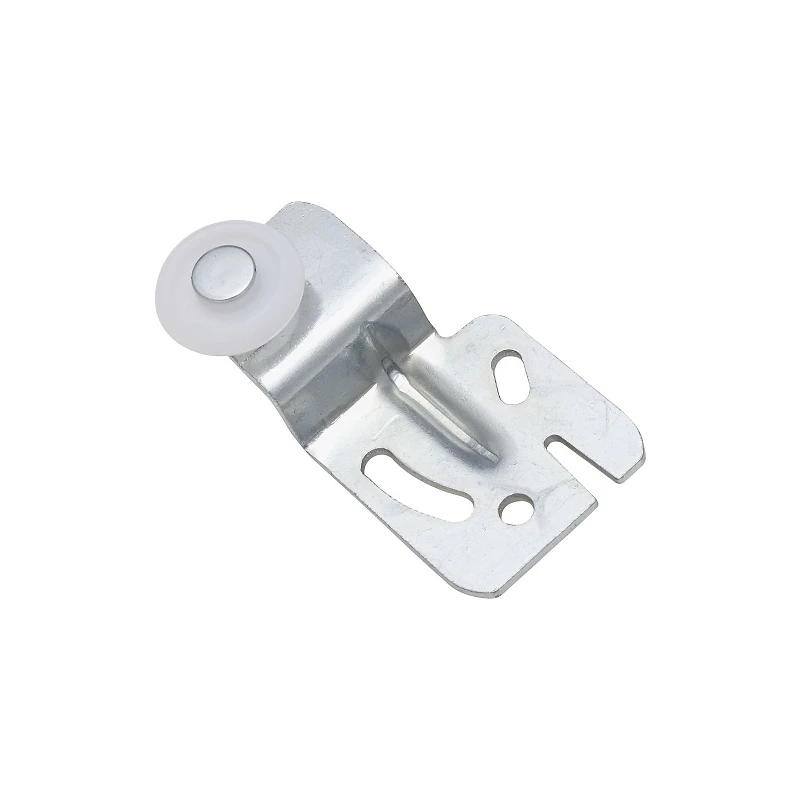 National Hardware Zinc-Plated Silver Plastic/Steel Sliding Door Hangers 2 pk
