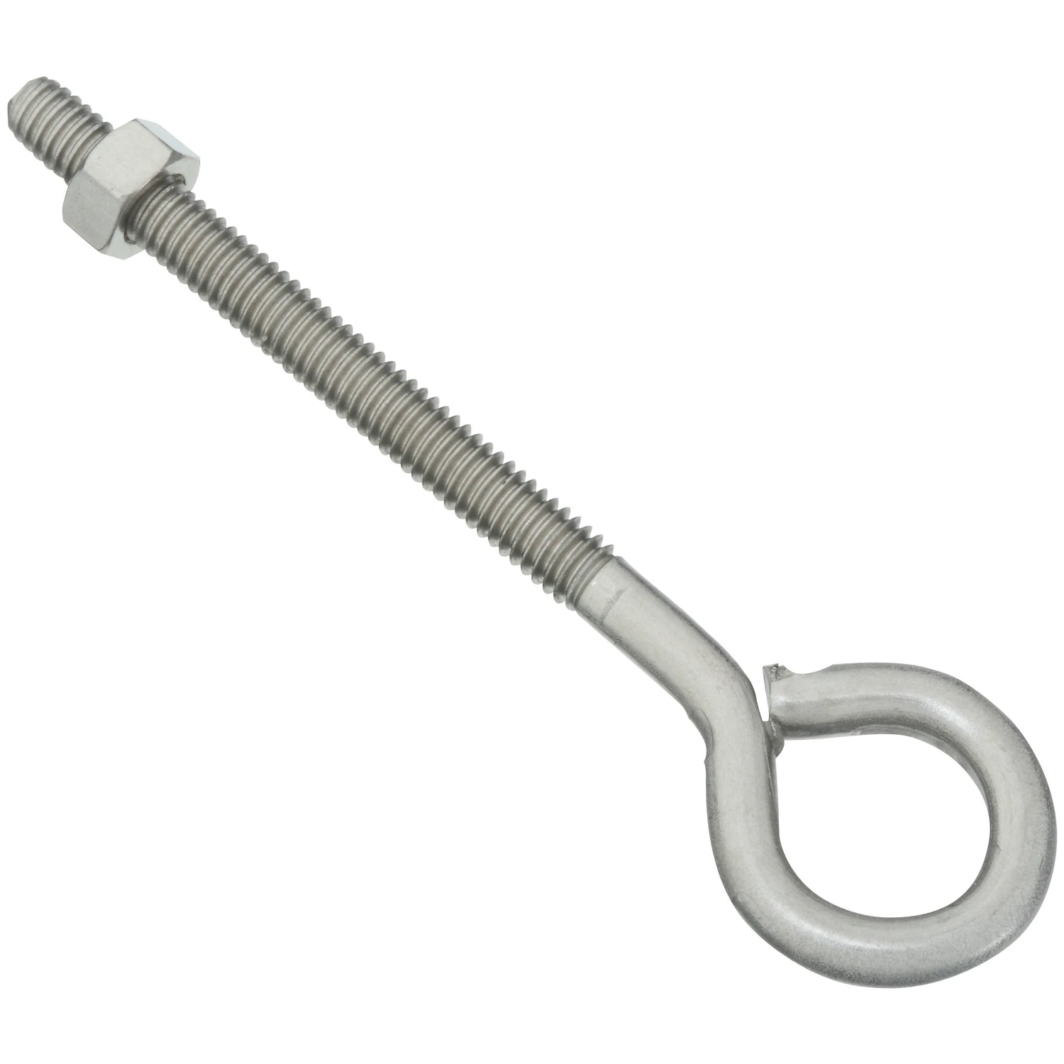 5/16 In. X 5 In. Stainless Steel Eye Bolt With Hex Nut Included