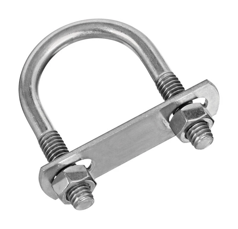 U-Bolt, Stainless Steel, 5/16 x 1-3/8 x 2-1/2-In,
