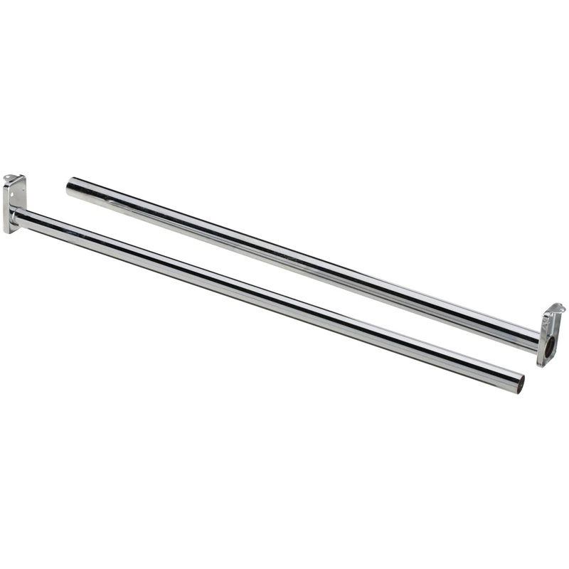Adjustable Closet Rod 18 In. To 30 In. Bright Steel, Model N189621