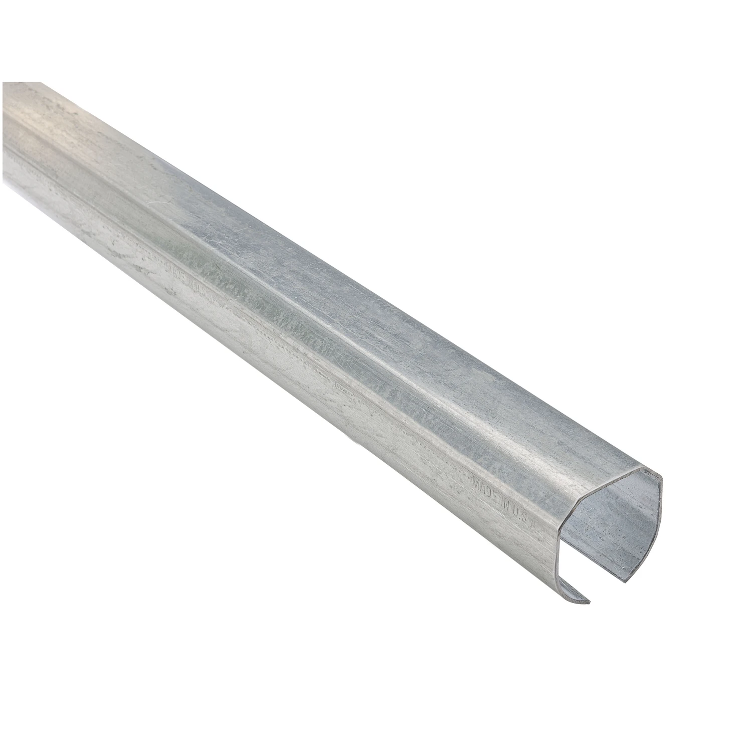5400 12 Ft. Galvanized Round Rail Barn Door Rail - 600 Lb Capacity