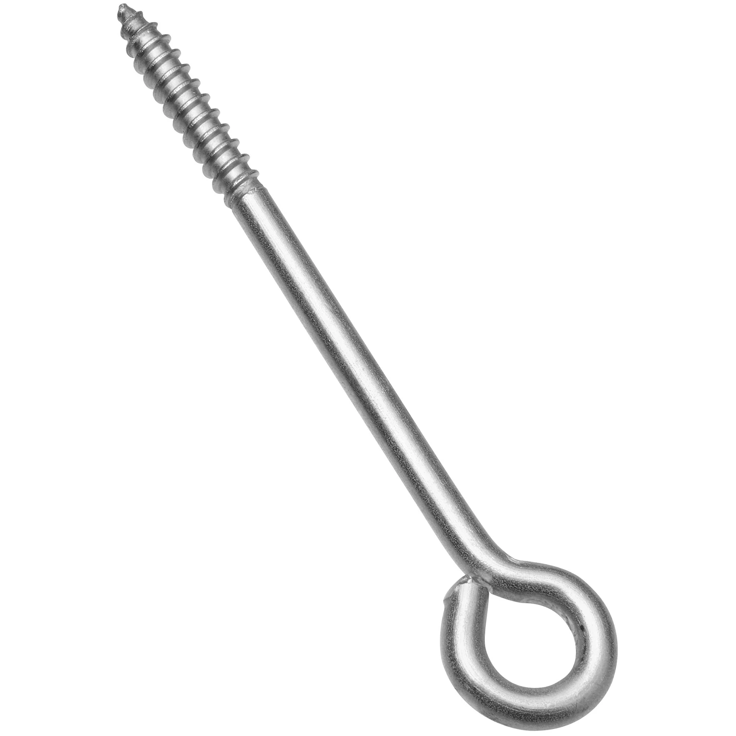 Lag Screw Eye, Stainless Steel, 1/4 x 5 In.