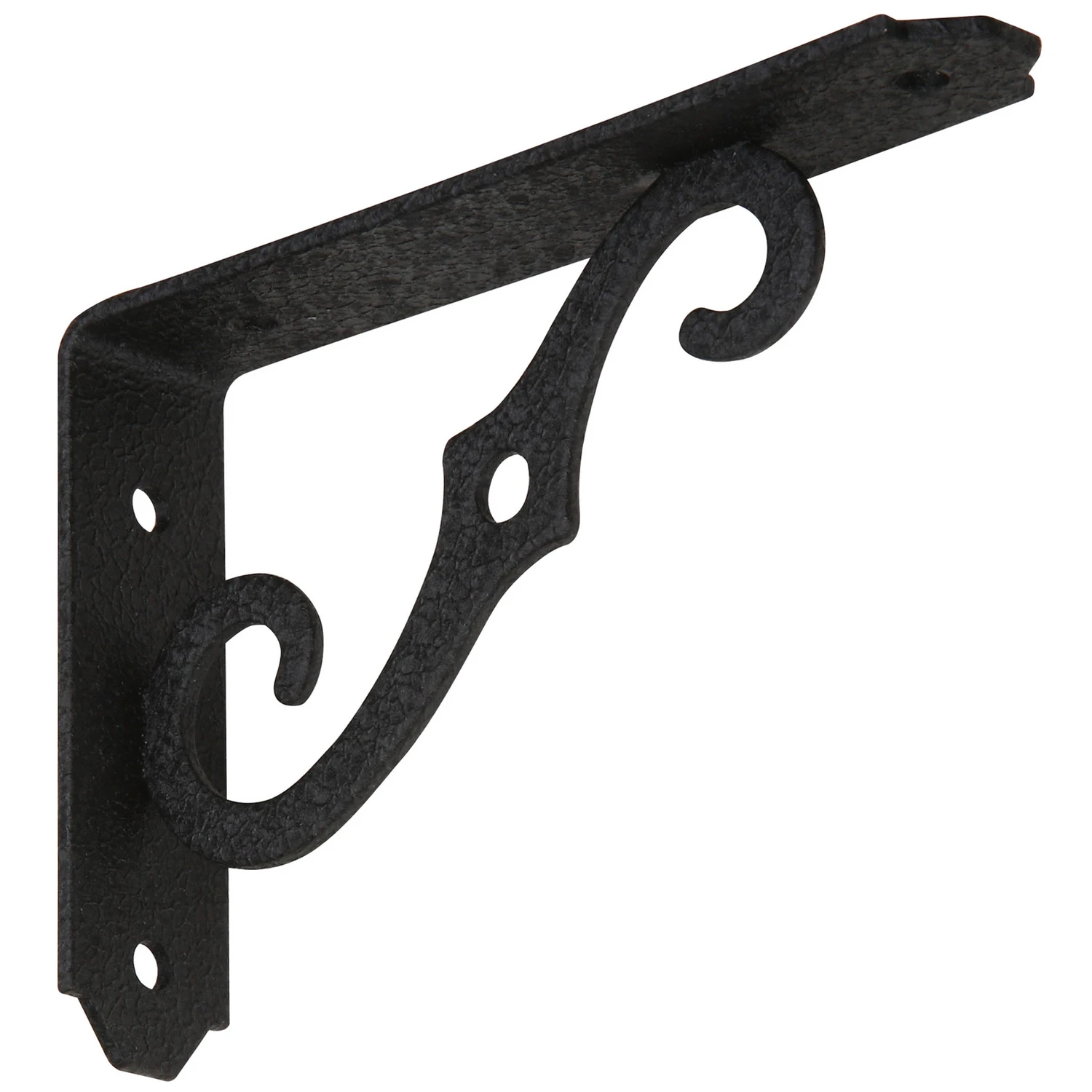 152 Black Steel Ornamental Shelf Bracket 5 In. D X 3-1/2 In. H