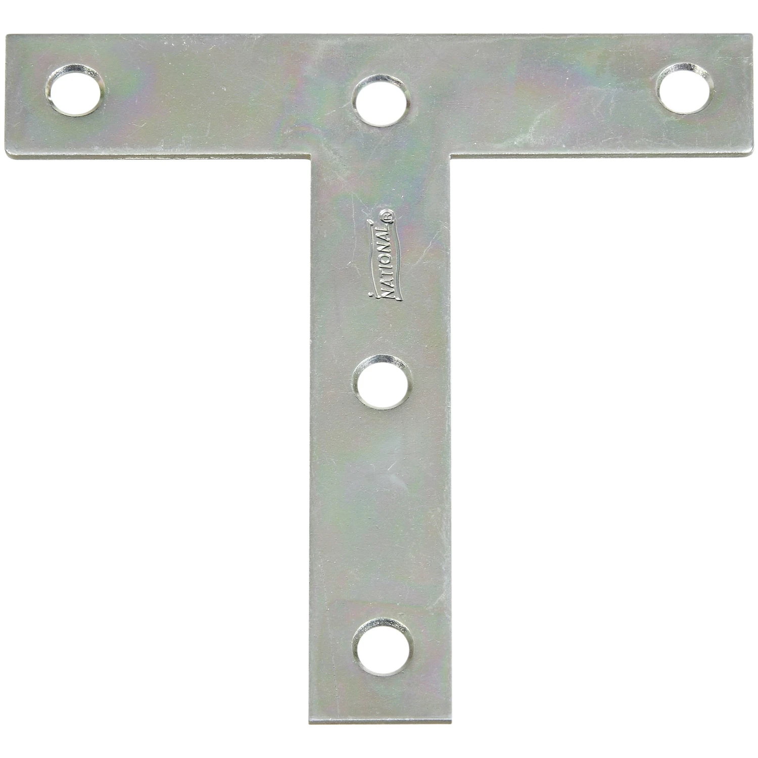 2-Pk., 4 x 4 In. Zinc T Plate