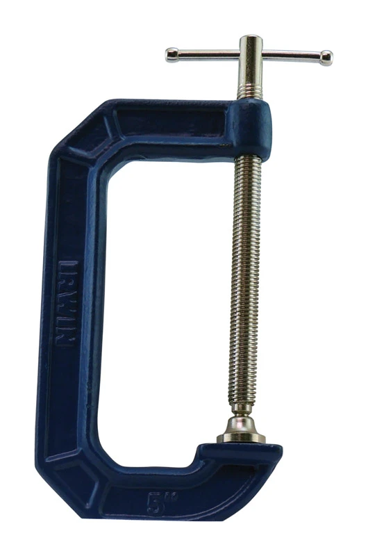 5 In. Adjustable C-clamp With 900 Lb Clamping Capacity