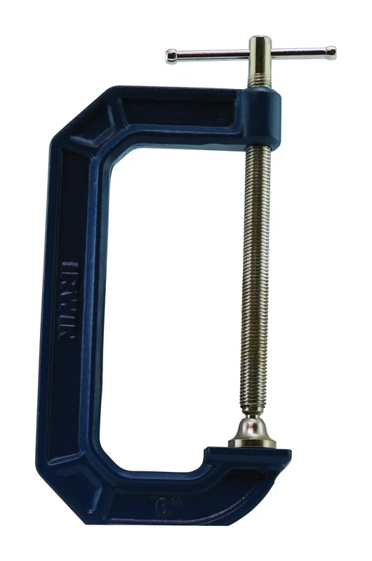 6 In. Adjustable C-clamp With 900 Lb Clamping Capacity