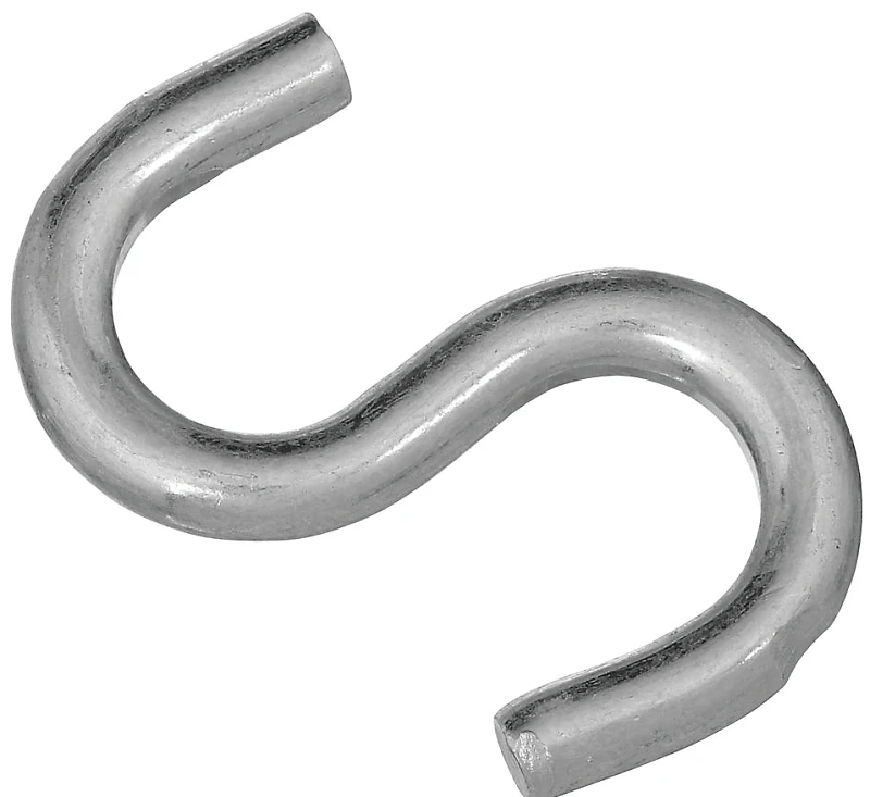 Open S Hook, Heavy-Duty, Steel, 2-1/2 In.