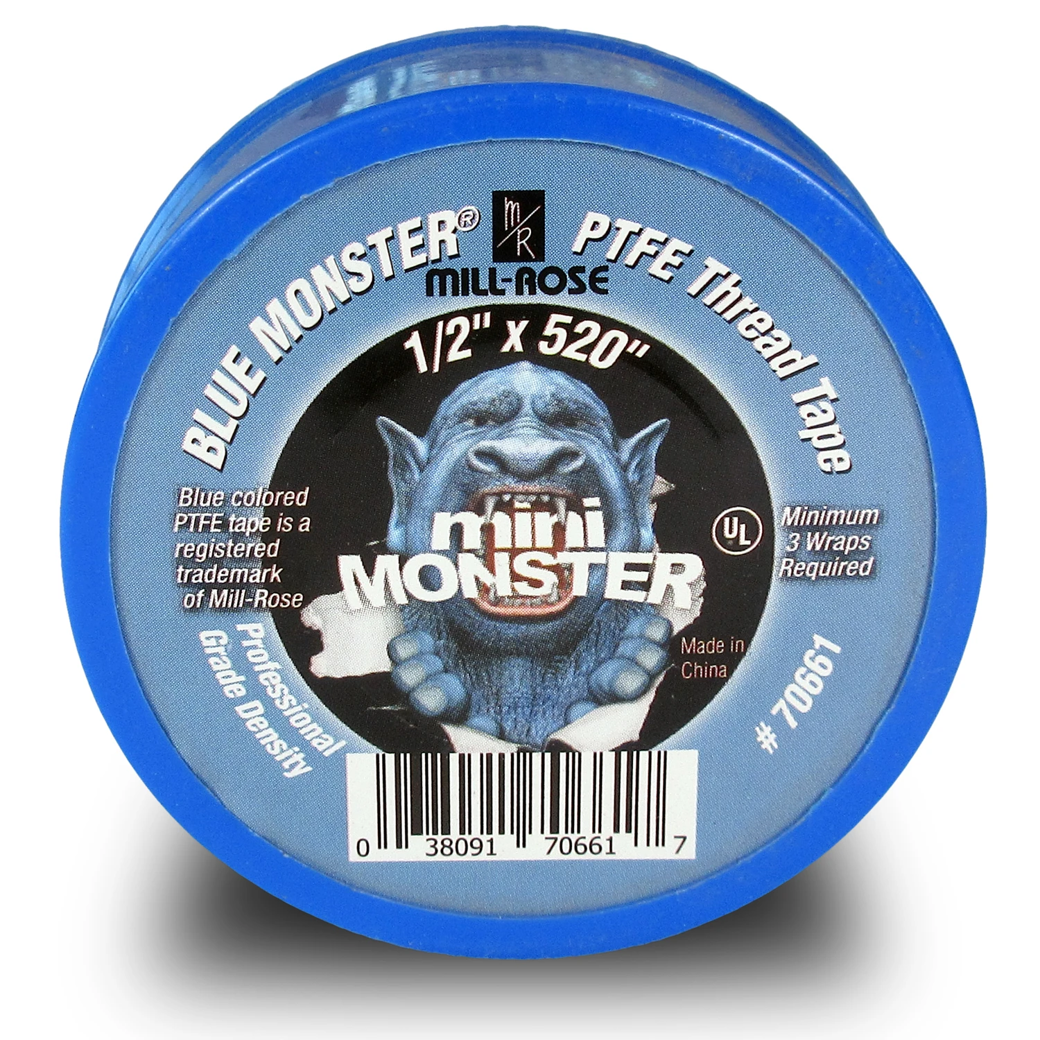 1/2 In. X 520 In. Ptfe Thread Seal Tape - High Density