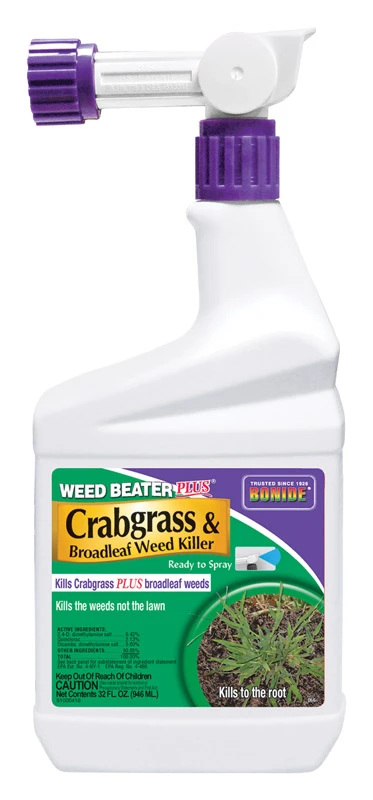 Weed Beater Plus Crabgrass & Weed Killer Rts Hose-end Concentrate 32 Oz