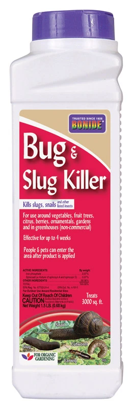 Bug and Slug Killer Granules, 1.5 Pounds