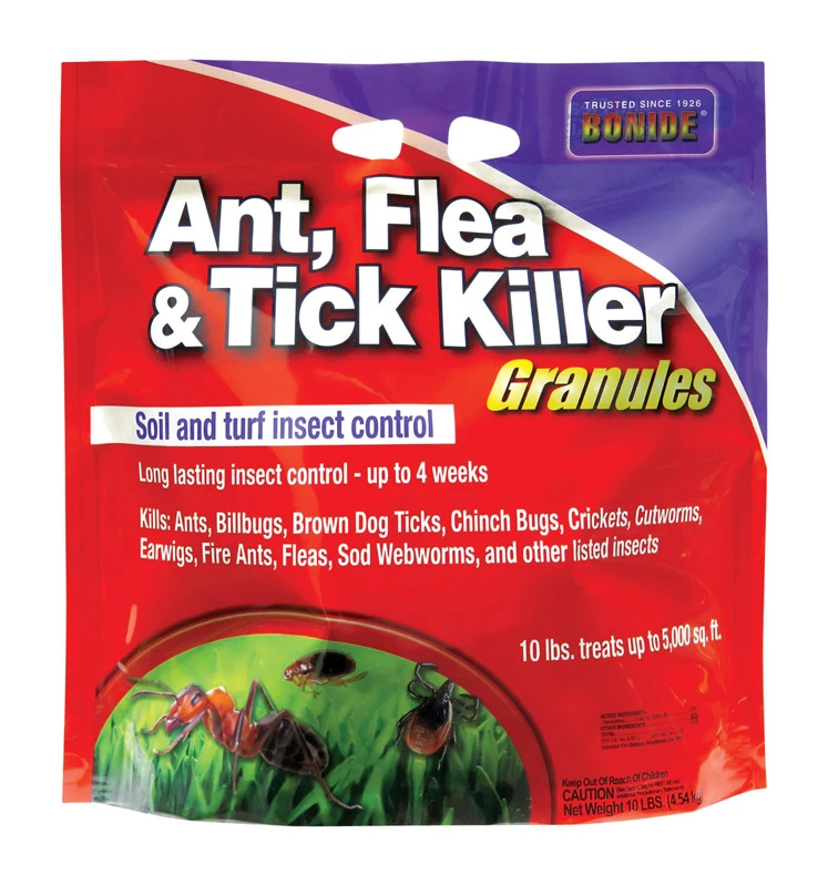 10 Lb. Ready To Use Granules Flea, Tick, & Ant Killer - Fast Acting Insect Control