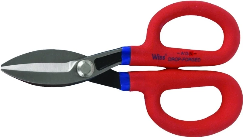 7 In. Tin Straight Regular Pattern Snips - Model Wdf7s