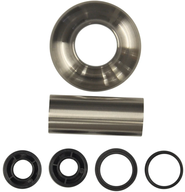 3 In. Od Brushed Nickel Universal Tub & Shower Tube And Flange Assembly