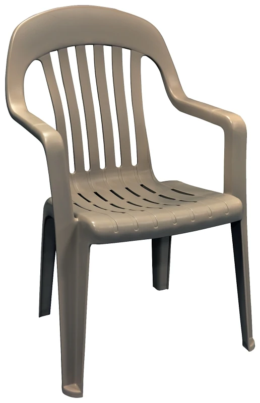 Portobello Resin High Back Stackable Chair - 36" Height, 250 Lb Capacity