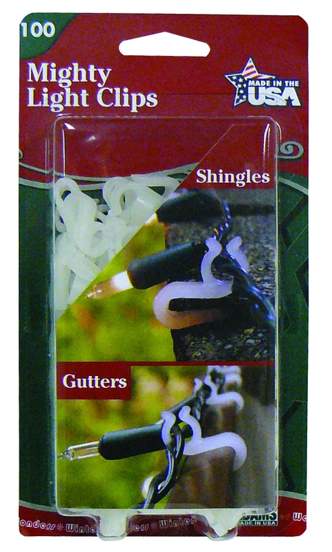 Christmas Might Light Clips, 100-Ct.