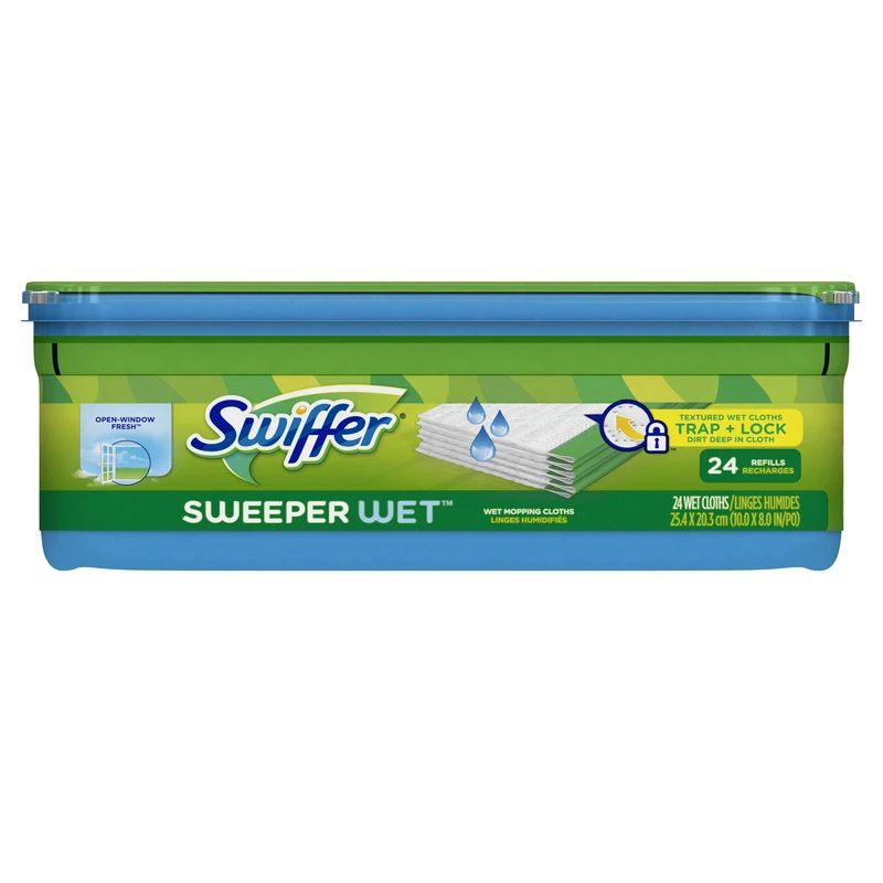 Swiffer Sweeper Wet Cloth Mop Refill (24-Count)