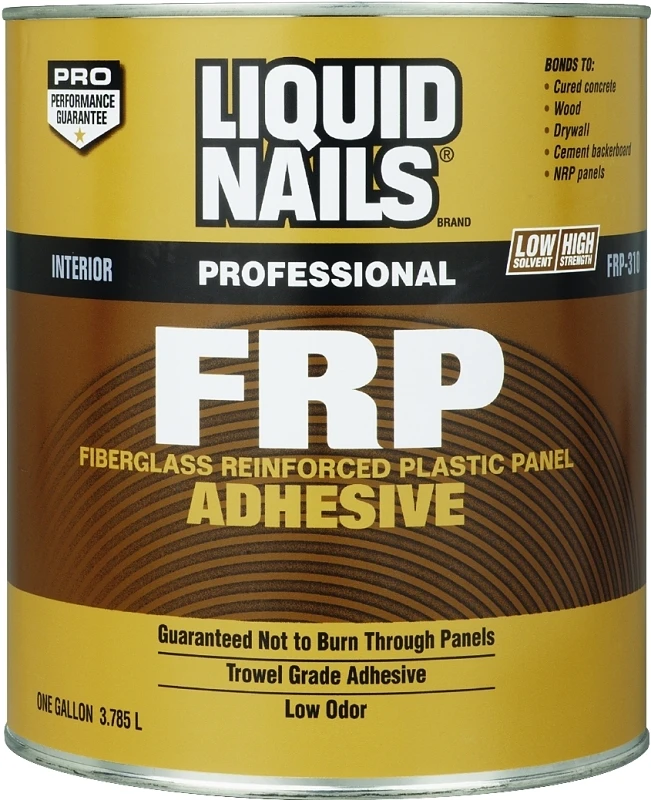 1 Gallon Frp Panel Adhesive - High Strength, Low Odor, Interior Use