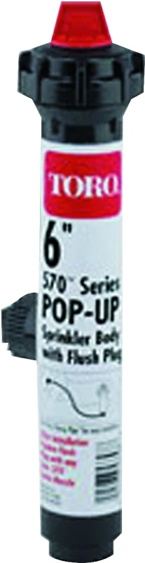 Pop-Up Underground Sprinkler Body, 6 Inch Height, Durable Construction