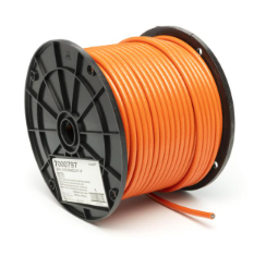Hi-viz Orange Vinyl Coated Cable, 3/16-1/4 In. X 250 Ft., High Strength