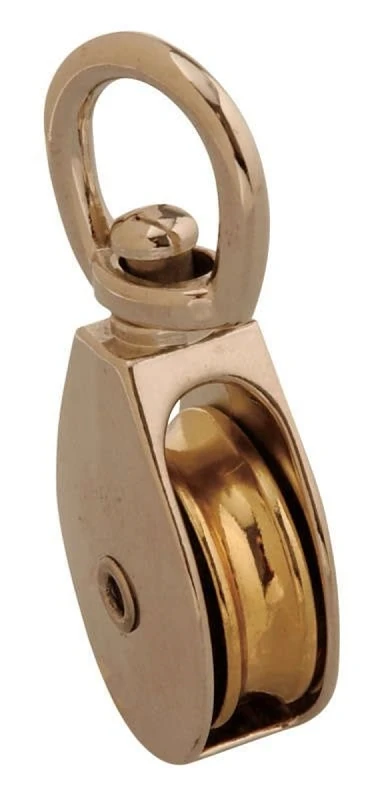 Swivel Eye Pulley with 1/2 Inch Wheel Diameter for Rigging and Lifting