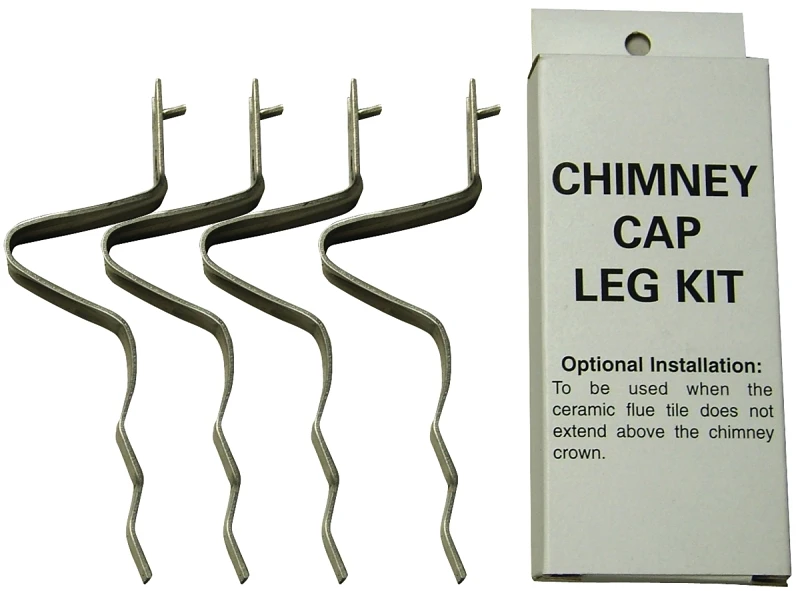 Hy-c Shelter Stainless Steel Chimney Cap Leg Kit - Model Sclk - Heavy-duty Slip-in Design