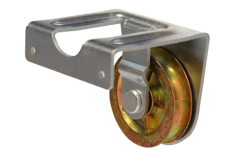 Heavy-Duty Joist Mount Pulley with Single Sheave, 2 Inch Diameter