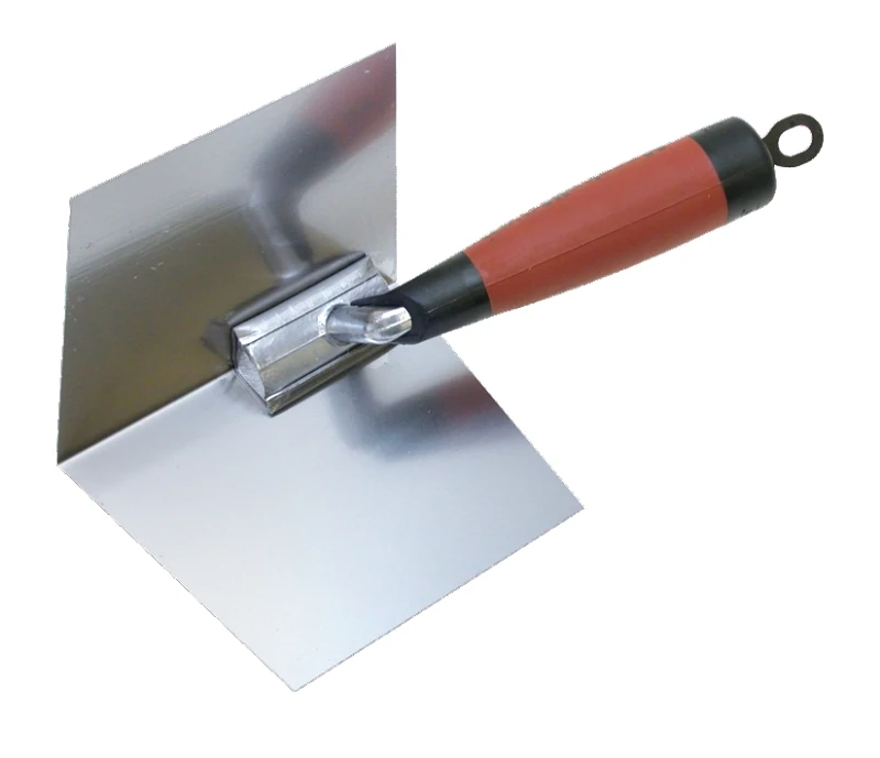 5 In. Inside Corner Trowel With Durasoft Handle And Stainless Steel Blade