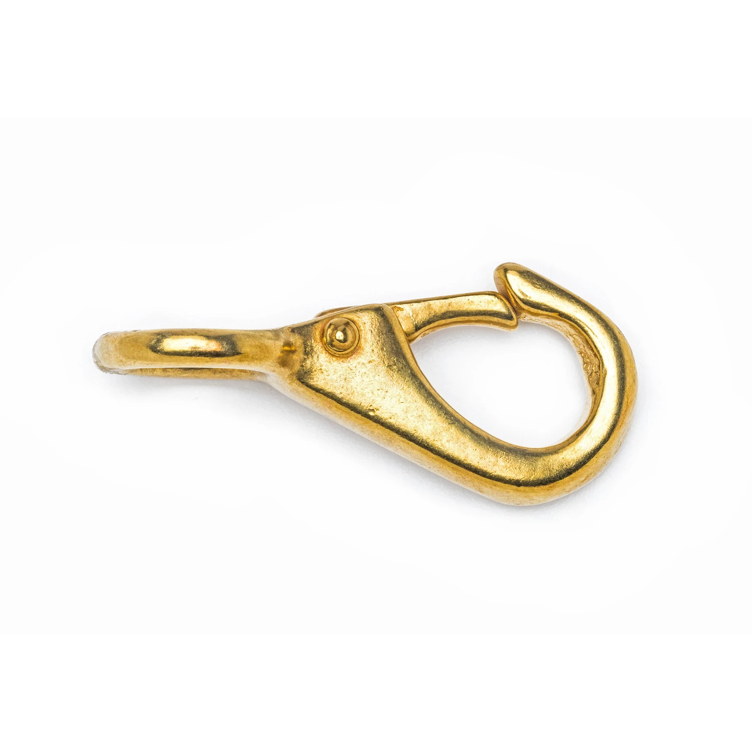Bronze Rigid Round Eye Quick Snap Connector, 0.75 Inch Diameter