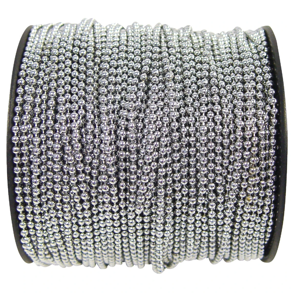 No. 36 Chrome Plated Silver Steel Hobby/craft Ball Chain 9/64 In. Diameter 164 Ft.