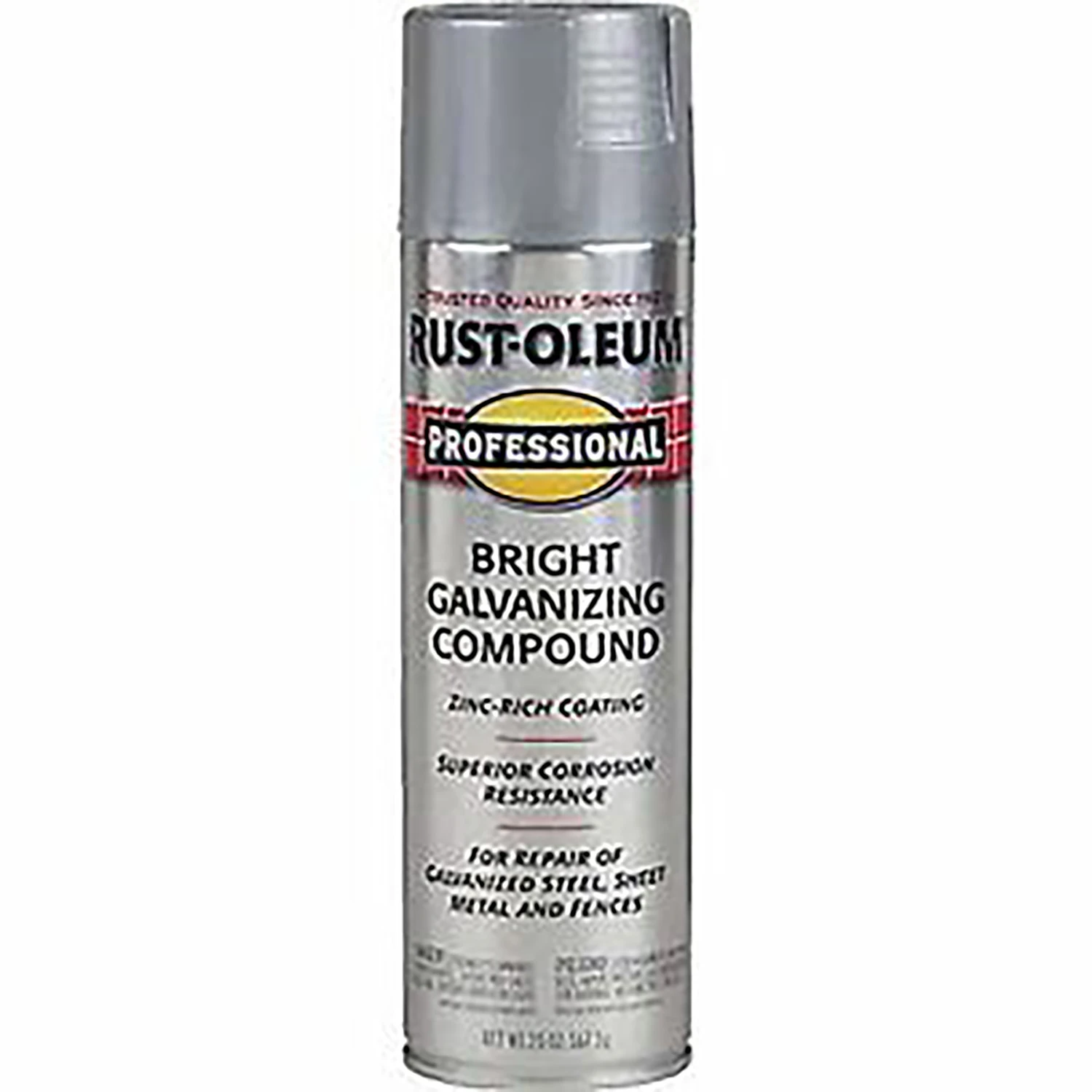 Professional 20 Oz. Flat Galvanizing Compound Spray Paint, Bright Galvanized