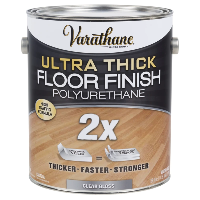 Varathane 1 Gallon Ultra Thick Clear Gloss Water-based Polyurethane Floor Finish