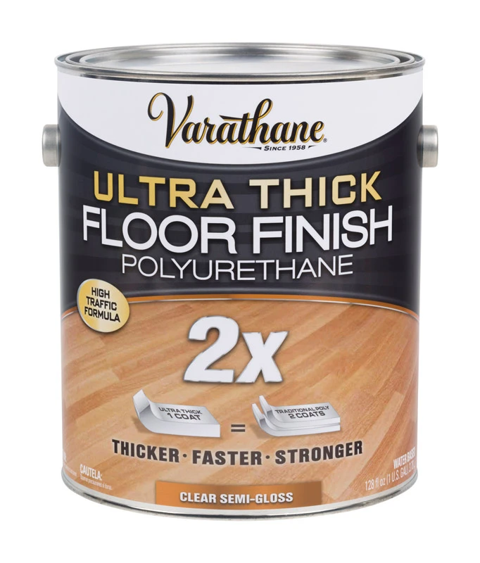 1 Gallon Ultra Thick Clear Semi-gloss Water-based Polyurethane Floor Finish