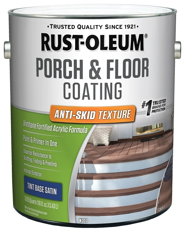 1 Gallon Low Voc Satin Anti-skid Porch And Floor Coating