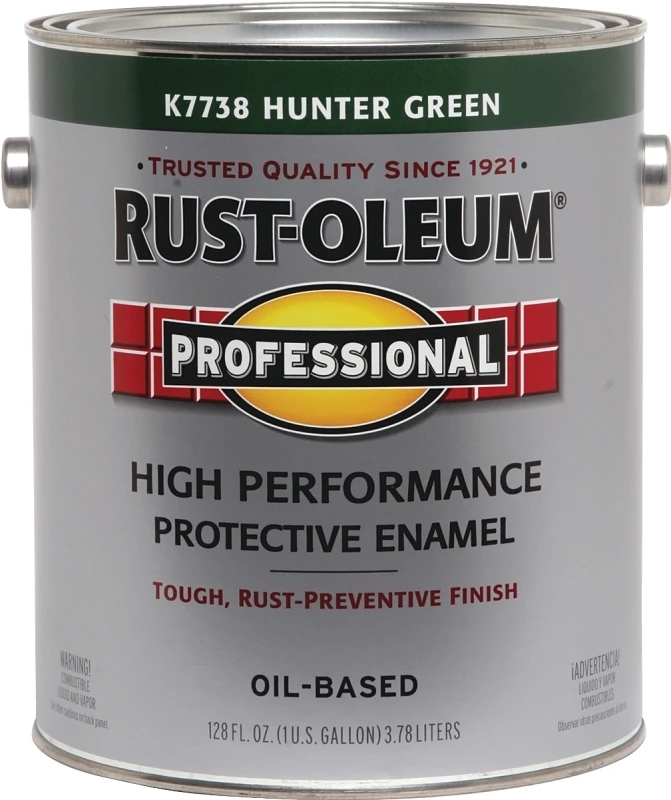 Professional Oil-based Gloss Hunter Green Enamel, 1 Gallon, Voc Compliant