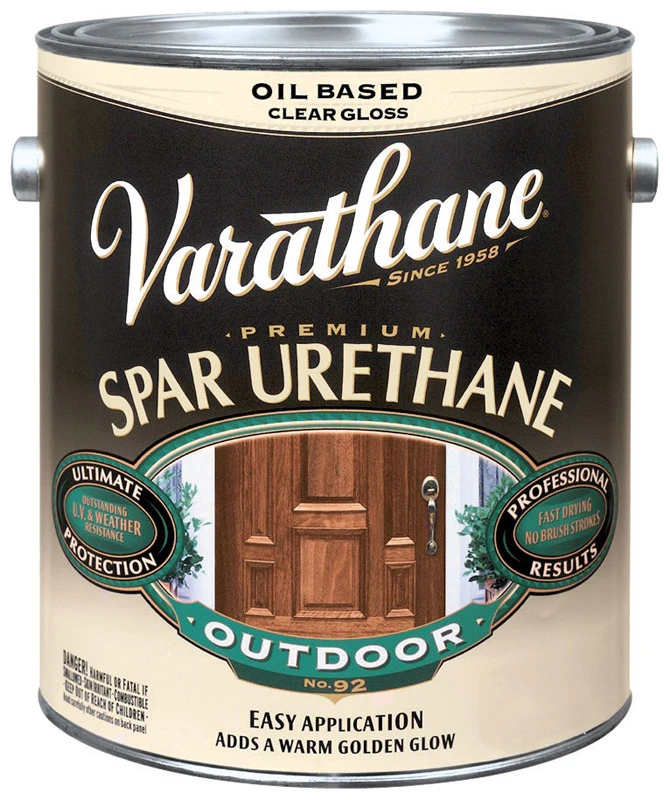 Exterior Spar Urethane Finish Oil-Based Clear Gloss 1 Gallon