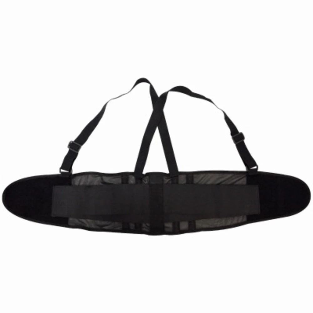 Large/xxl Back Support Belt With Suspenders - Polyester And Mesh Construction