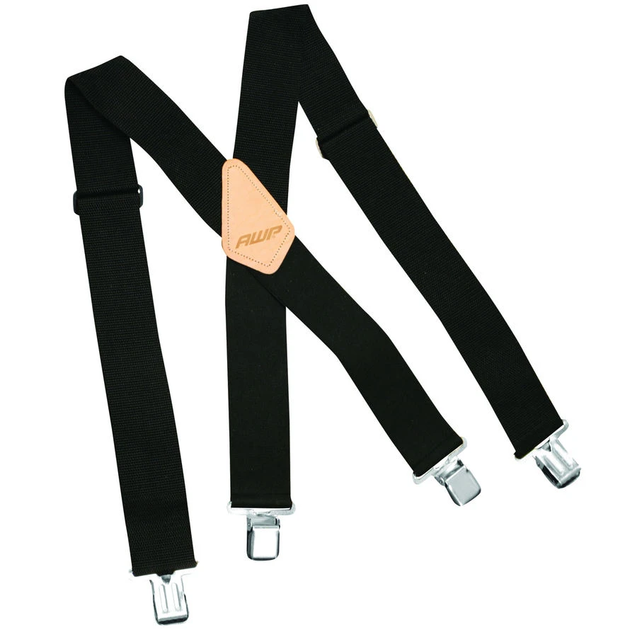 Heavy-duty 2-inch Work Suspenders With Adjustable Straps And Universal Clips