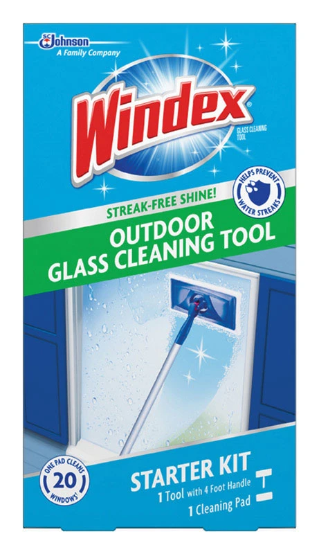 Windex Outdoor All-in-One Glass Cleaning Tool Kit