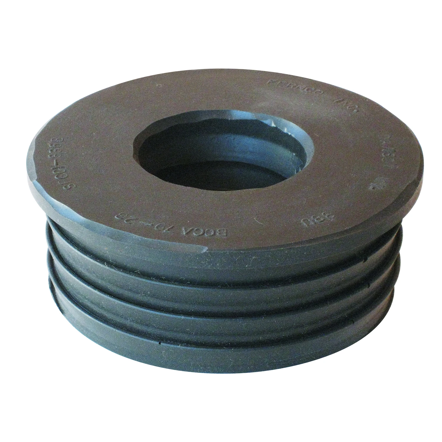 Rubber Reducing Size Donut, 3 x 1-1/2 In.