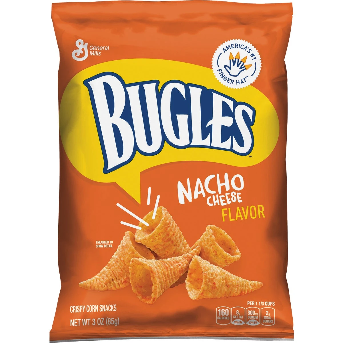 Nacho Cheese Corn Snack, 3 oz.