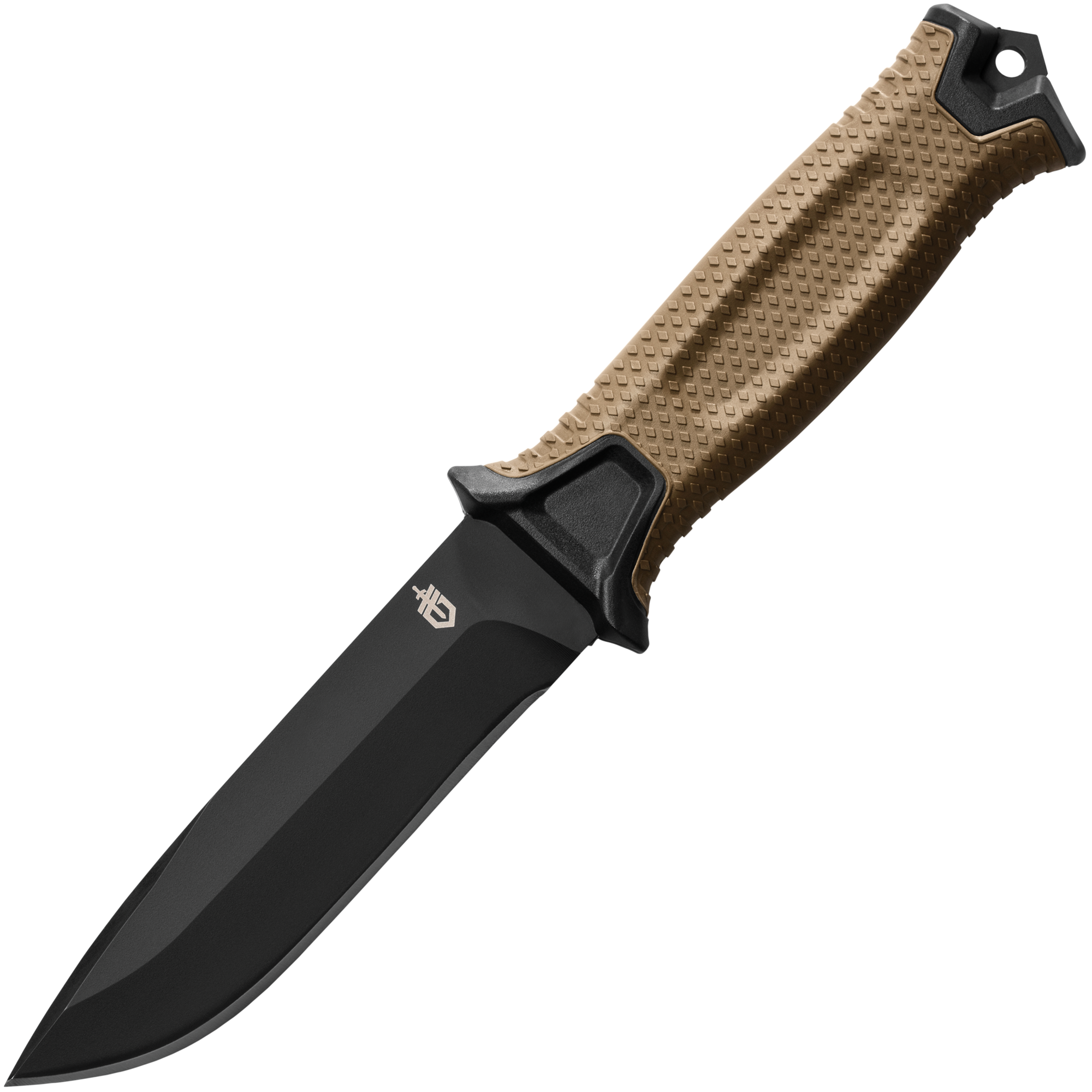 Strongarm Fixed Blade Knife, Coyote Brown, 4.75" Blade, Full Tang