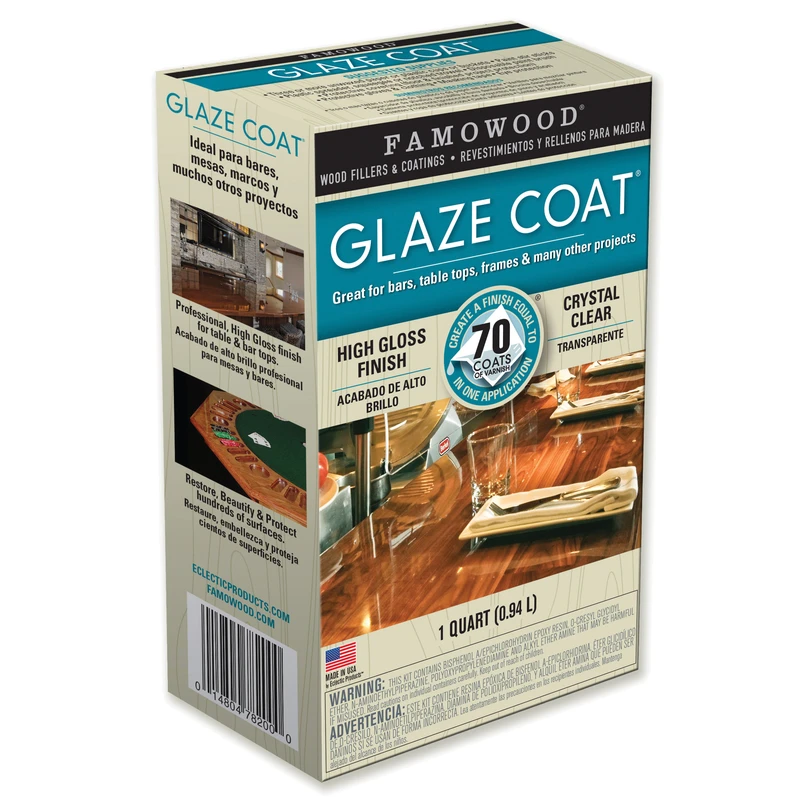 Glaze Coat 32 Oz. High Gloss Clear Epoxy Finish